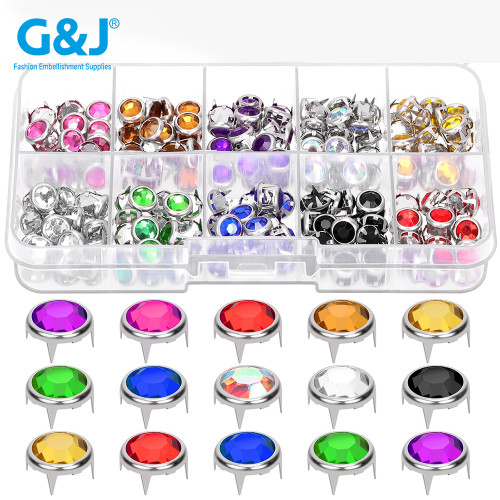 8 Claw Rhinestone | Clasp Drill Series Eight-Paw Base | Customized rhinestones