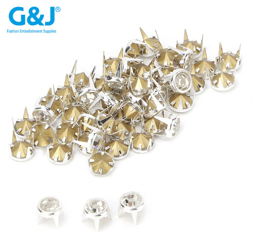Round 8 Claw Rhinestone | Clasp Drill Series Eight-Paw Base | Customized rhinestones