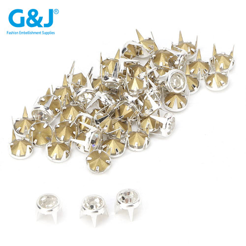 Round 8 Claw Rhinestone | Clasp Drill Series Eight-Paw Base | Customized rhinestones