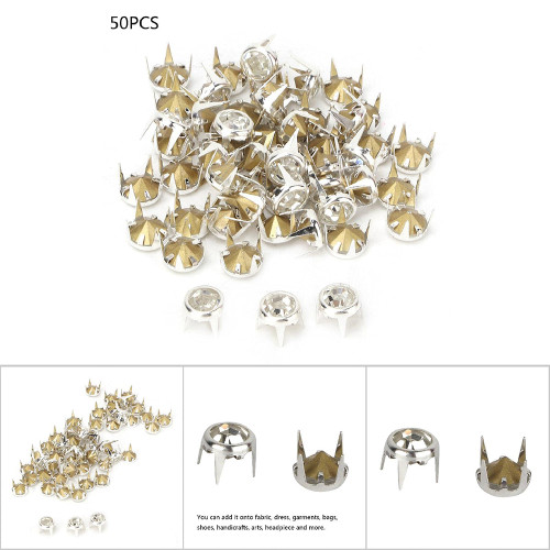 Round 8 Claw Rhinestone | Clasp Drill Series Eight-Paw Base | Customized rhinestones