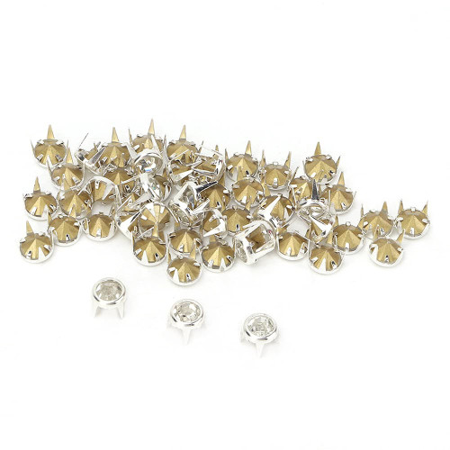 Round 8 Claw Rhinestone | Clasp Drill Series Eight-Paw Base | Customized rhinestones