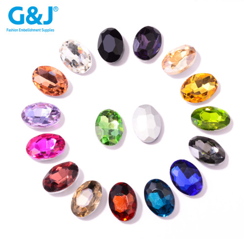 Oval Fancy Glass Rhinestones|clear glass rhinestones | glass rhinestones | high quality glass rhinestones