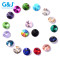 Round Fancy Glass Rhinestones |clear glass rhinestones | glass rhinestones | high quality glass rhinestones |