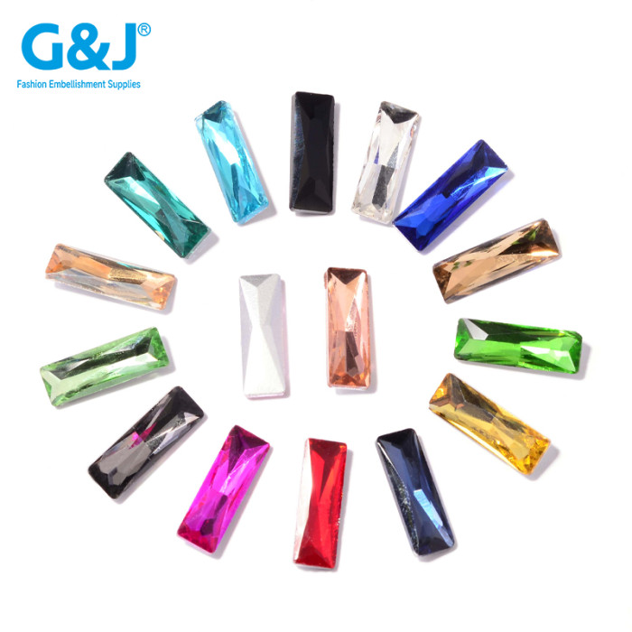 long strip Fancy Glass Rhinestones |clear glass rhinestones | glass rhinestones | high quality glass rhinestones |