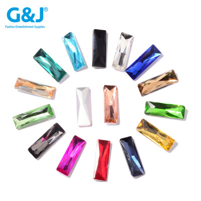 long strip Fancy Glass Rhinestones |clear glass rhinestones | glass rhinestones | high quality glass rhinestones |