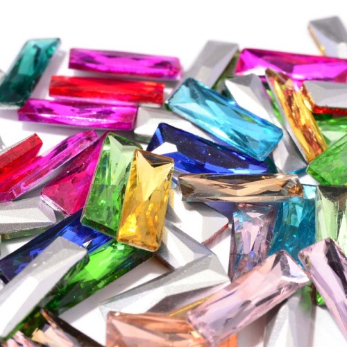 long strip Fancy Glass Rhinestones |clear glass rhinestones | glass rhinestones | high quality glass rhinestones |