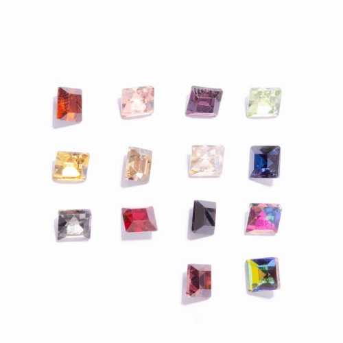 Square Fancy Glass Rhinestones |clear glass rhinestones | glass rhinestones | high quality glass rhinestones |