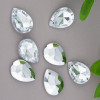 Drop  2 Hole Flatback Rhinestone | acrylic rhinestones | plastic rhinestones | sew on acrylic gems