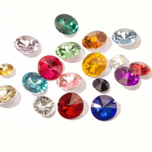 Round Pointback Acrylic Rhinestones | acrylic rhinestones | plastic rhinestones | sew on acrylic gems