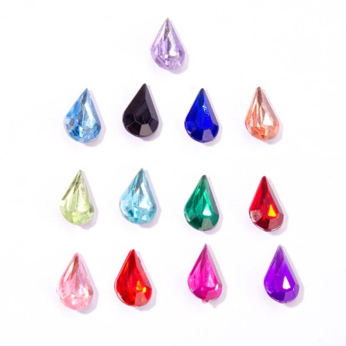 Drop Pointback Acrylic Rhinestones | acrylic rhinestones | plastic rhinestones | sew on acrylic gems