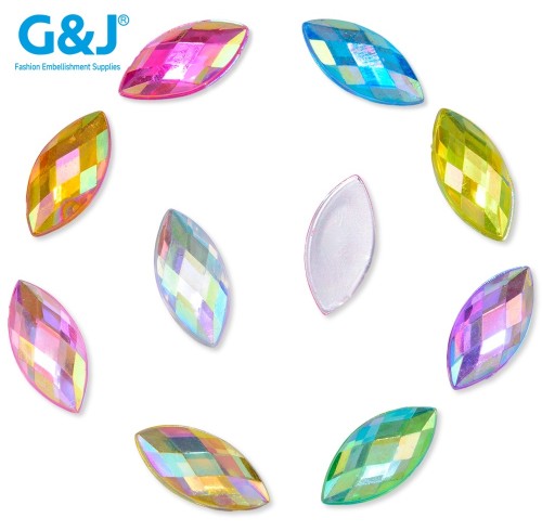 Eye Flatback Acrylic Rhinestones | acrylic rhinestones | plastic rhinestones | sew on acrylic gems