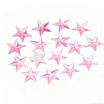 Five-pointed star Flatback Acrylic Rhinestones  | acrylic rhinestones | plastic rhinestones | sew on acrylic gems