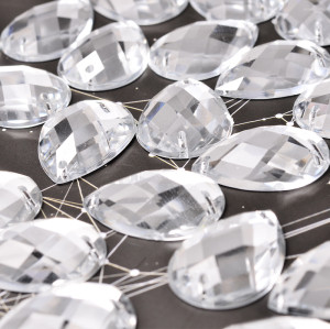 Drop Flatback Acrylic Rhinestones | acrylic rhinestones | plastic rhinestones | sew on acrylic gems