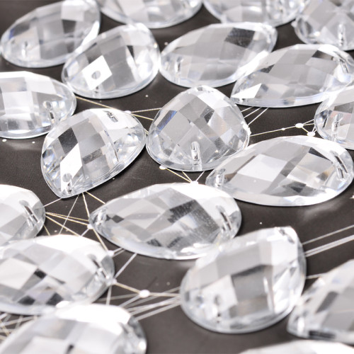 Drop Flatback Acrylic Rhinestones | acrylic rhinestones | plastic rhinestones | sew on acrylic gems