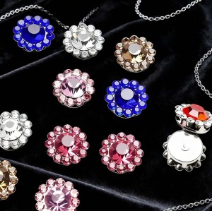 Round Sunflower Claw Rhinestones | accessory claw stone | jewelry accessorie | sew on rhinestones