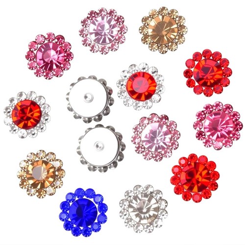 Round Sunflower Claw Rhinestones | accessory claw stone | jewelry accessorie | sew on rhinestones