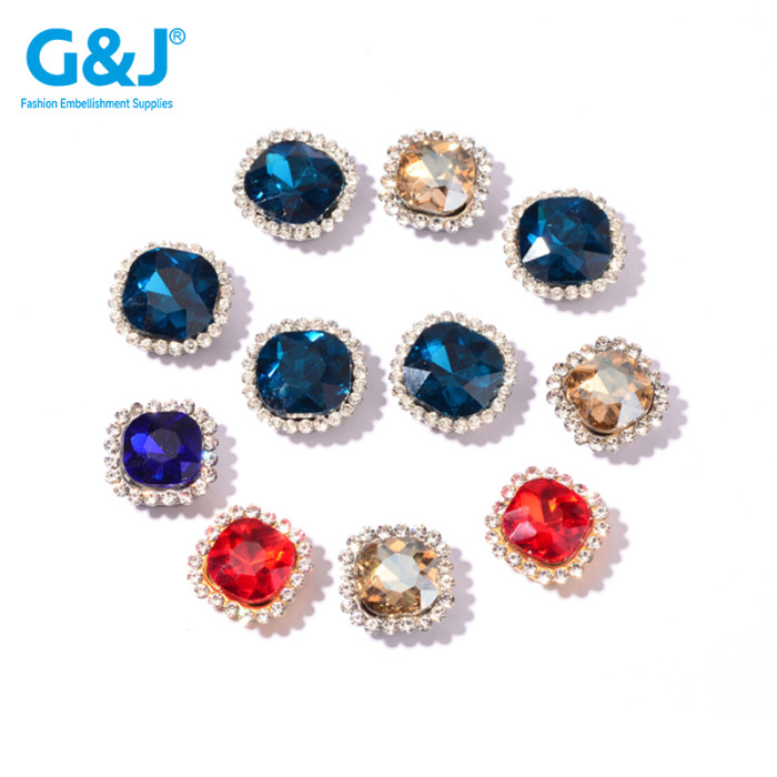 Square Sunflower Claw Rhinestones | accessory claw stone | jewelry accessorie | sew on rhinestones