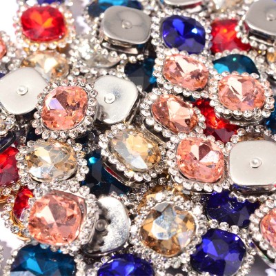 Square Sunflower Claw Rhinestones | accessory claw stone | jewelry accessorie | sew on rhinestones