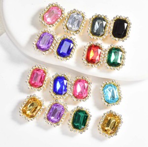 Rectangle Sunflower Claw Rhinestones | accessory claw stone | jewelry accessorie | sew on rhinestones