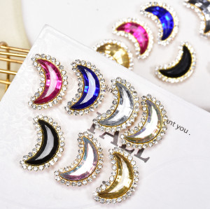 moon Sunflower Claw Rhinestones  | accessory claw stone | jewelry accessorie | sew on rhinestones