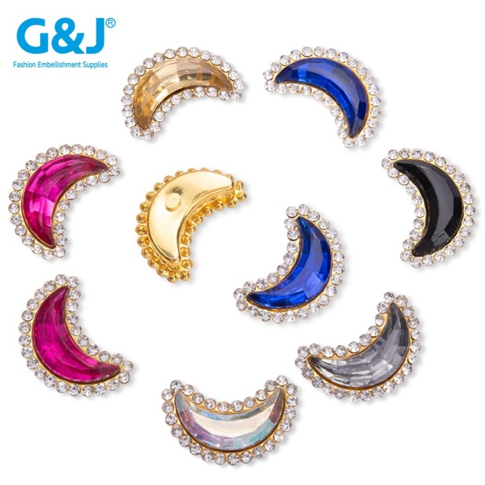 moon Sunflower Claw Rhinestones | accessory claw stone | jewelry accessorie | sew on rhinestones