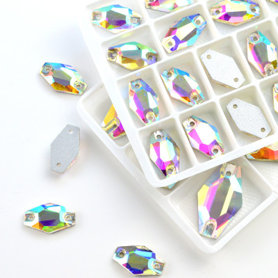 vase Sew-on Glass Rhinestones | Triangular hand sewing awl | jewelry accessorie | sew on rhinestones |acrylic gemstones flat back