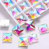 Square Sew-on Glass Rhinestones| Triangular hand sewing awl | jewelry accessorie | sew on rhinestones |acrylic gemstones flat back