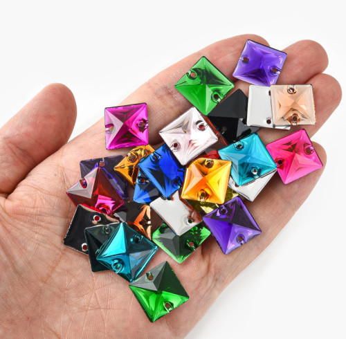 Square Wholesale Resin Rhinestones | Wholesale Resin Rhinestones | jewelry accessorie | sew on Resin rhinestonesa