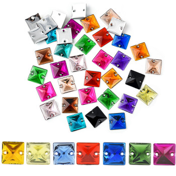 Square Wholesale Resin Rhinestones | Wholesale Resin Rhinestones | jewelry accessorie | sew on Resin rhinestonesa