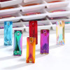 long strip Sew-on Glass Rhinestones | Triangular hand sewing awl | jewelry accessorie | sew on rhinestones |acrylic gemstones flat back