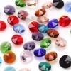Single-hole glass stone | glass rhinestones | high quality glass rhinestones |