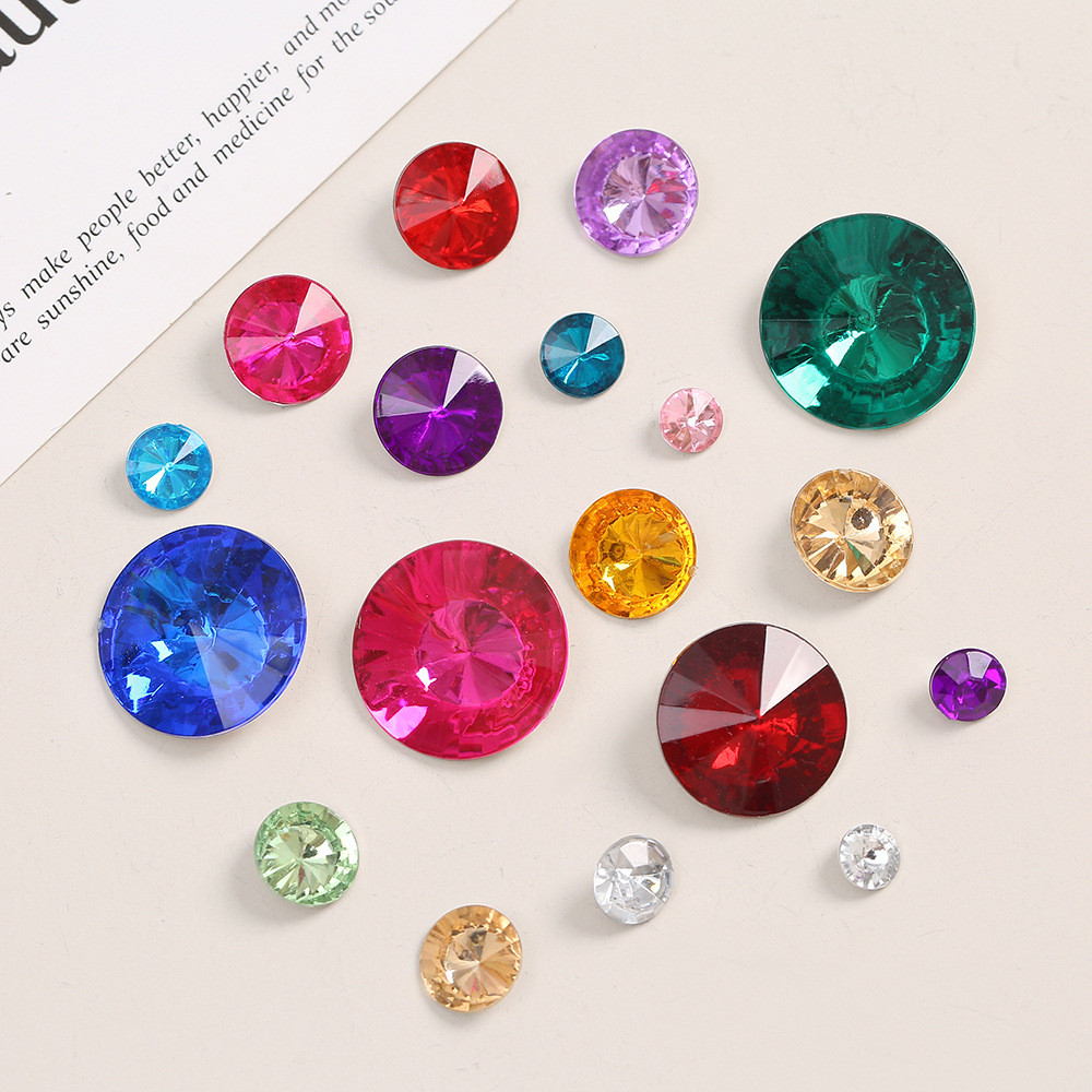 Round acrylic diamond | acrylic rhinestones | plastic rhinestones | round acrylic