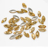 Pointed-bottom glass rhinestones hot-fix rhinestones |clear glass rhinestones | glass rhinestones | high quality glass rhinestones |