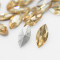 Pointed-bottom glass rhinestones hot-fix rhinestones |clear glass rhinestones | glass rhinestones | high quality glass rhinestones |