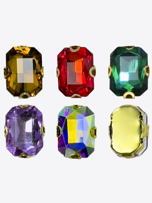 Square 4D claw | accessory claw stone | jewelry accessorie | sew on rhinestones