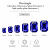 Rectangle | clear glass rhinestones | glass rhinestones high quality glass rhinestones |