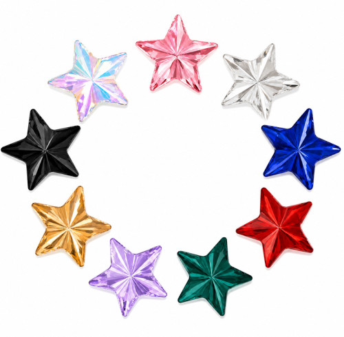 Star | clear glass rhinestones | glass rhinestones high quality glass rhinestones |