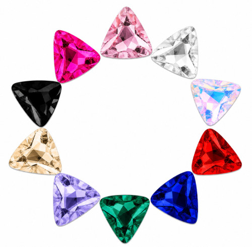 Triangle | clear glass rhinestones | glass rhinestones high quality glass rhinestones |