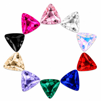 Triangle | clear glass rhinestones | glass rhinestones high quality glass rhinestones |