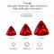 Triangle | clear glass rhinestones | glass rhinestones high quality glass rhinestones |