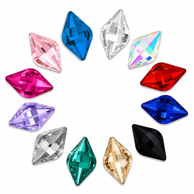Diamond-Shaped | clear glass rhinestones | glass rhinestones high quality glass rhinestones |