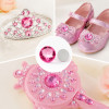 Oval Chamfered Acrylic Rhinestones for Garments, Shoes and Bags