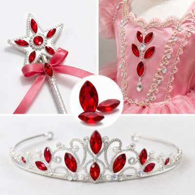 Navette Cabochon Acrylic Rhinestones