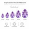 Tear Drop Cabochon Acrylic Rhinestones