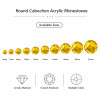 Round Cabochon Acrylic Rhinestones