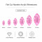 Flat Cut Navette Acrylic Rhinestones