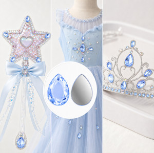Flat Cut Tear Drop Acrylic Rhinestones