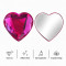 Flat Cut Heart Acrylic Rhinestones