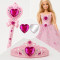 Flat Cut Heart Acrylic Rhinestones