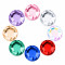 Flat Cut Square Acrylic Rhinestones
